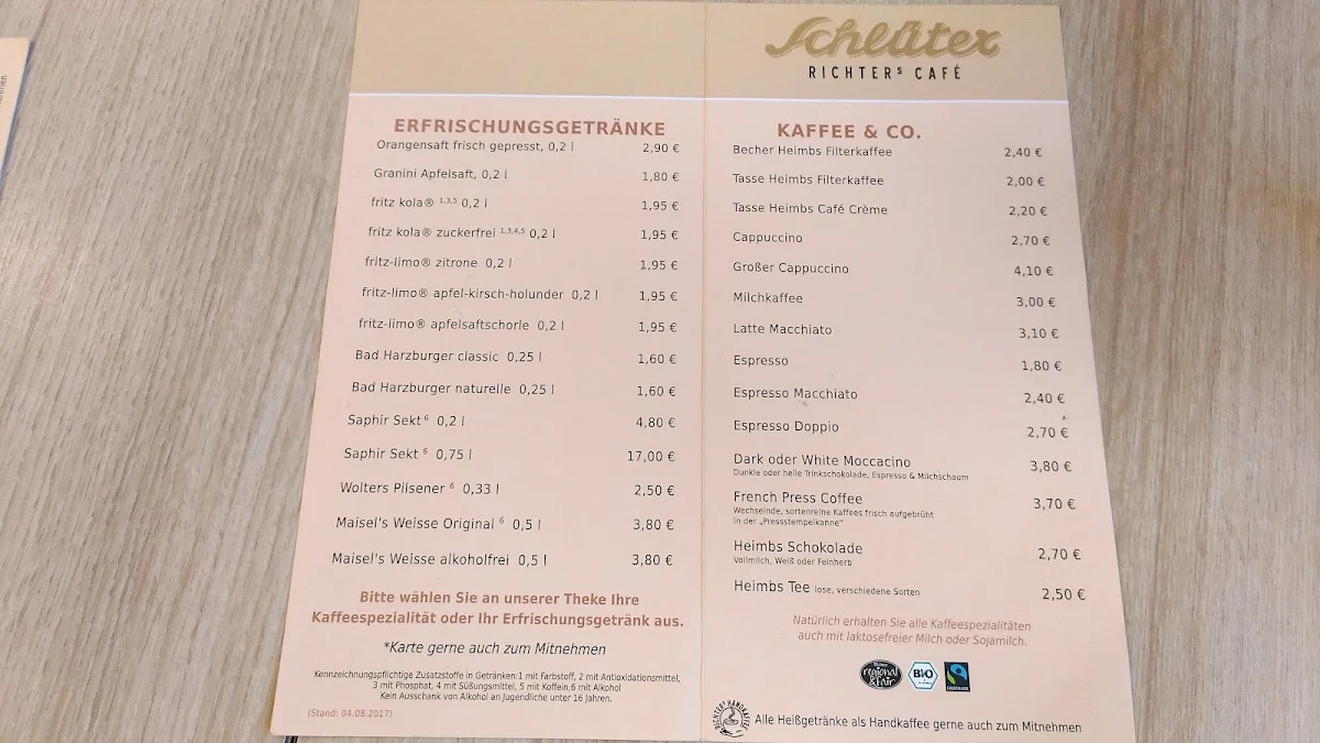 Speisekarte photo 2