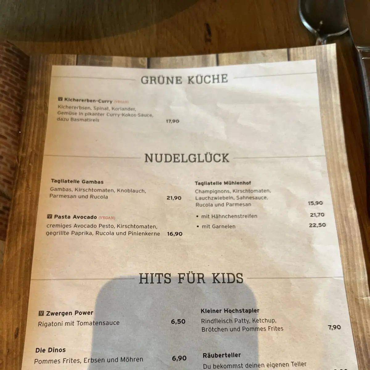 Speisekarte photo 2
