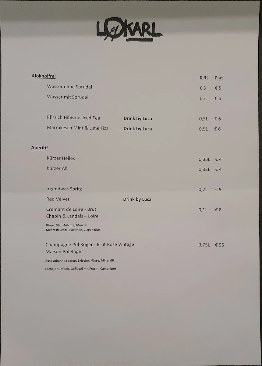 Speisekarte photo 2