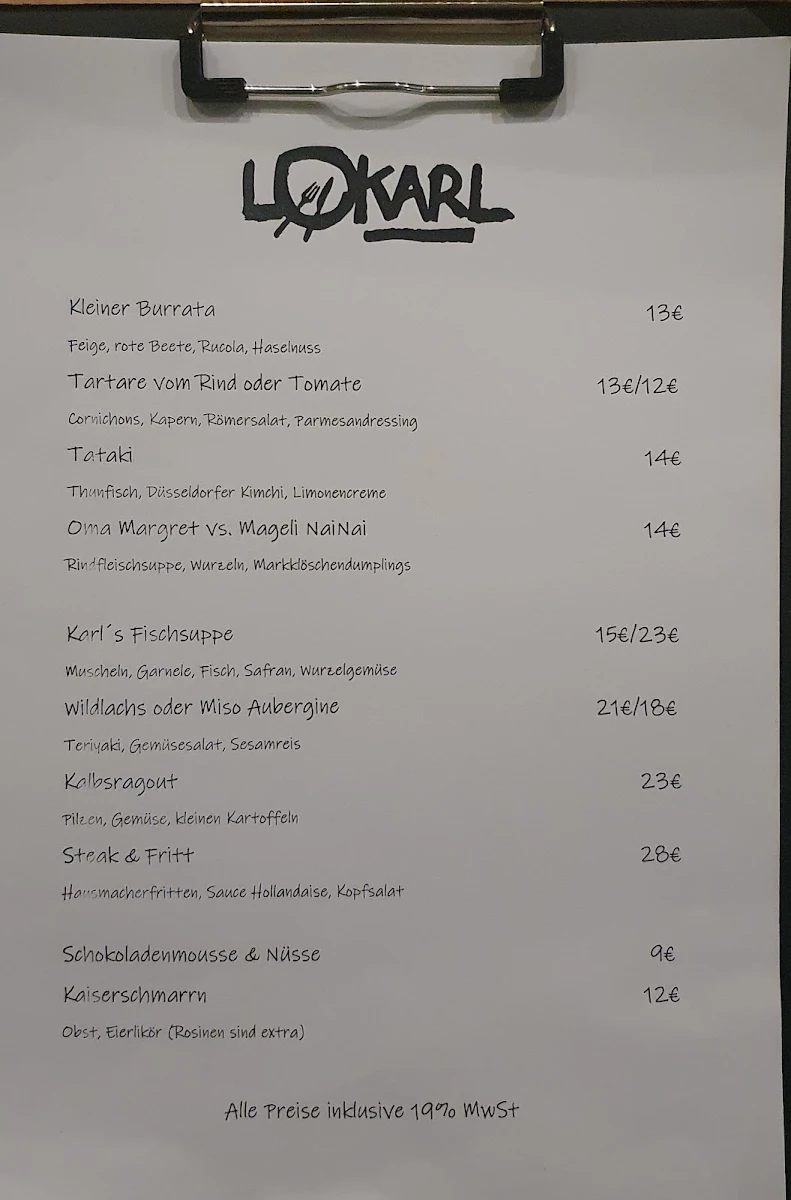 Speisekarte photo 3