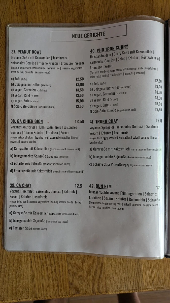 Speisekarte photo 2