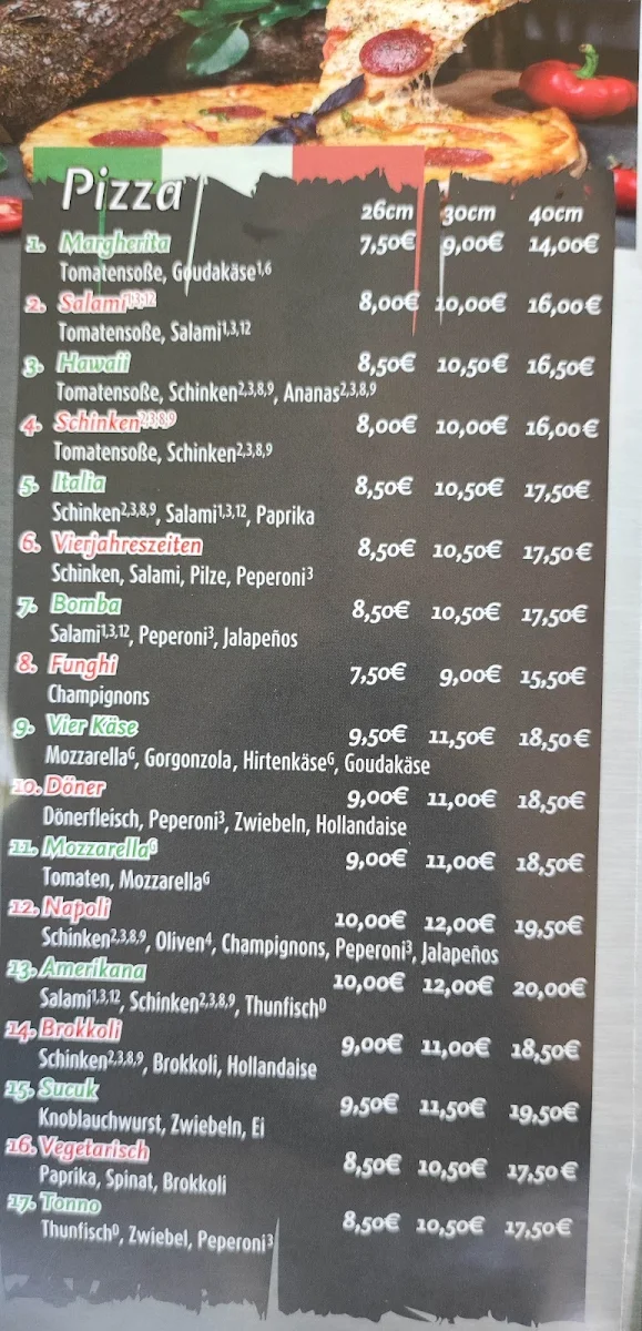 Speisekarte photo 4