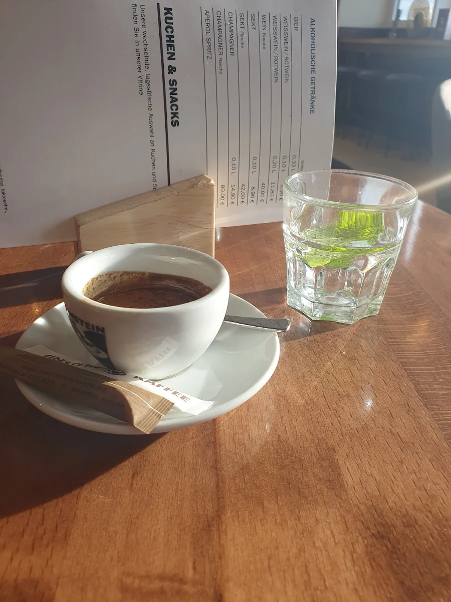 Speisekarte, Einstein Kaffee