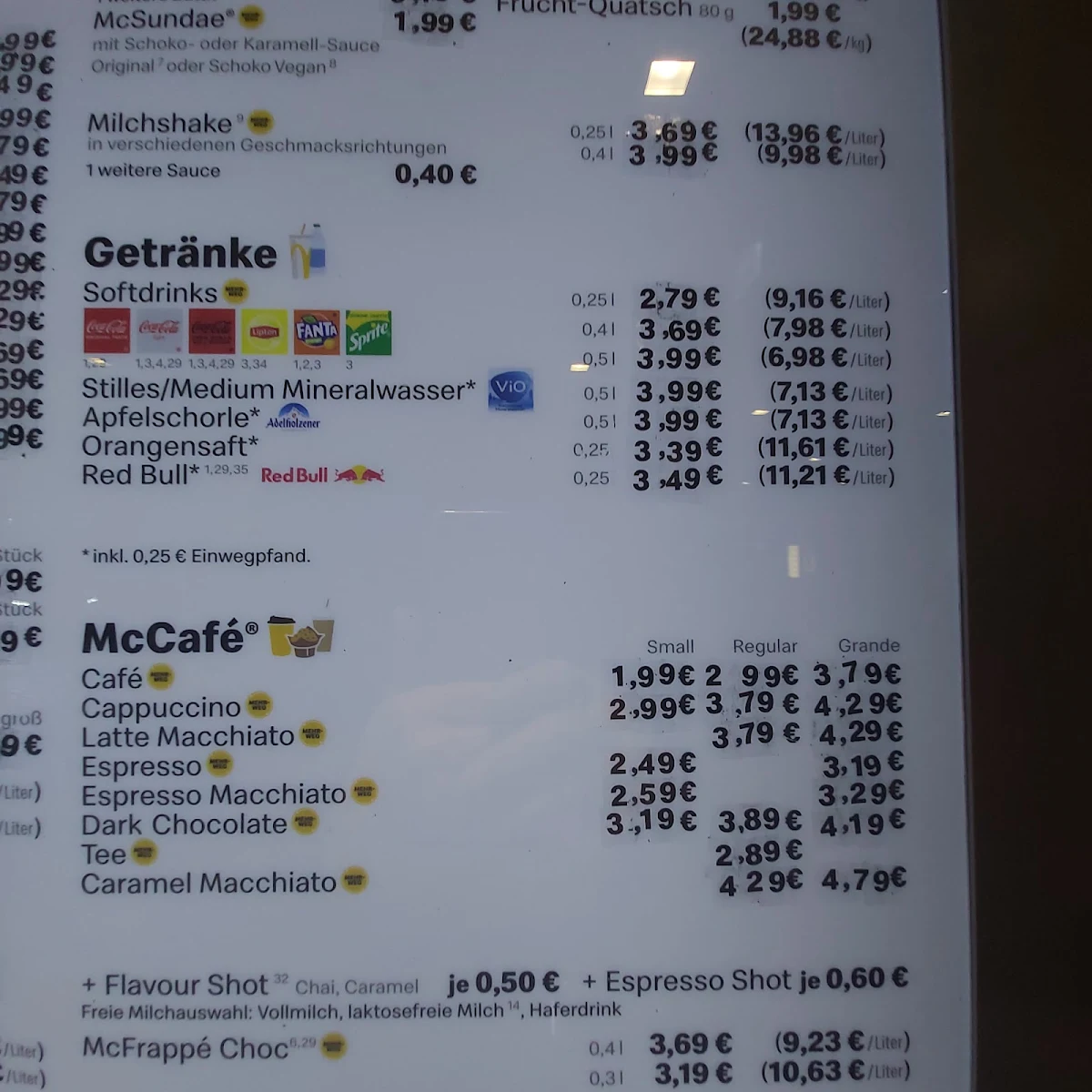 Speisekarte photo 2