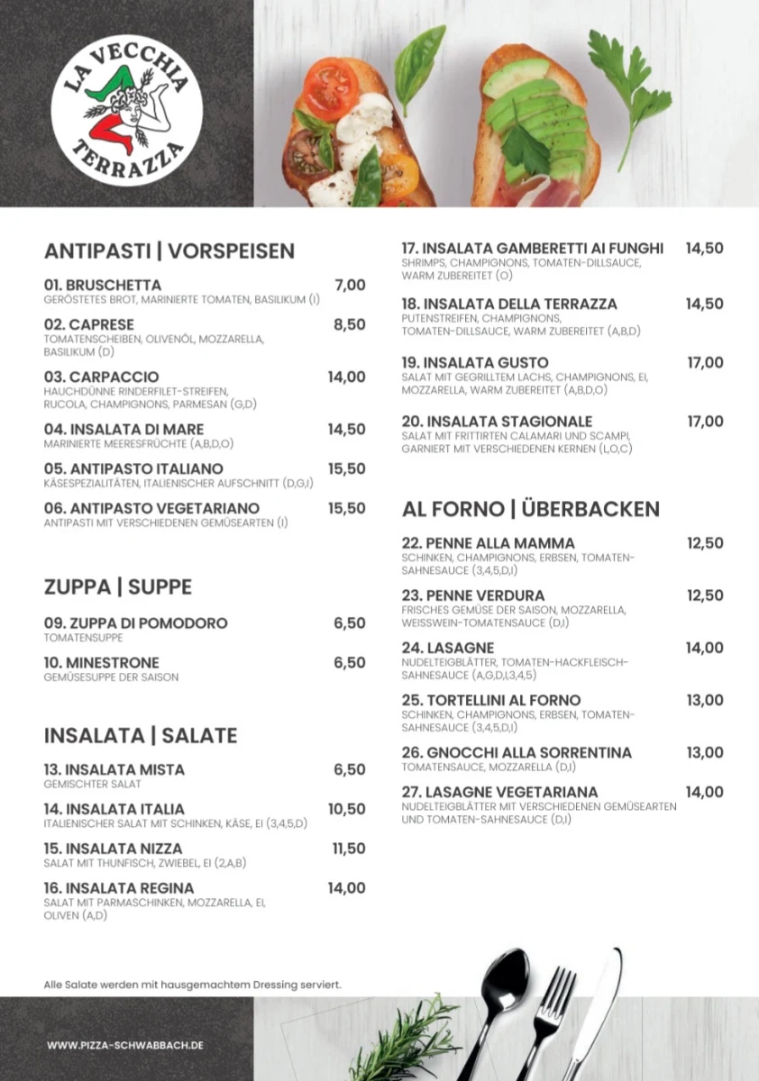 Speisekarte photo 2