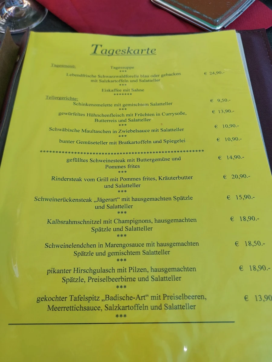 Speisekarte photo 1