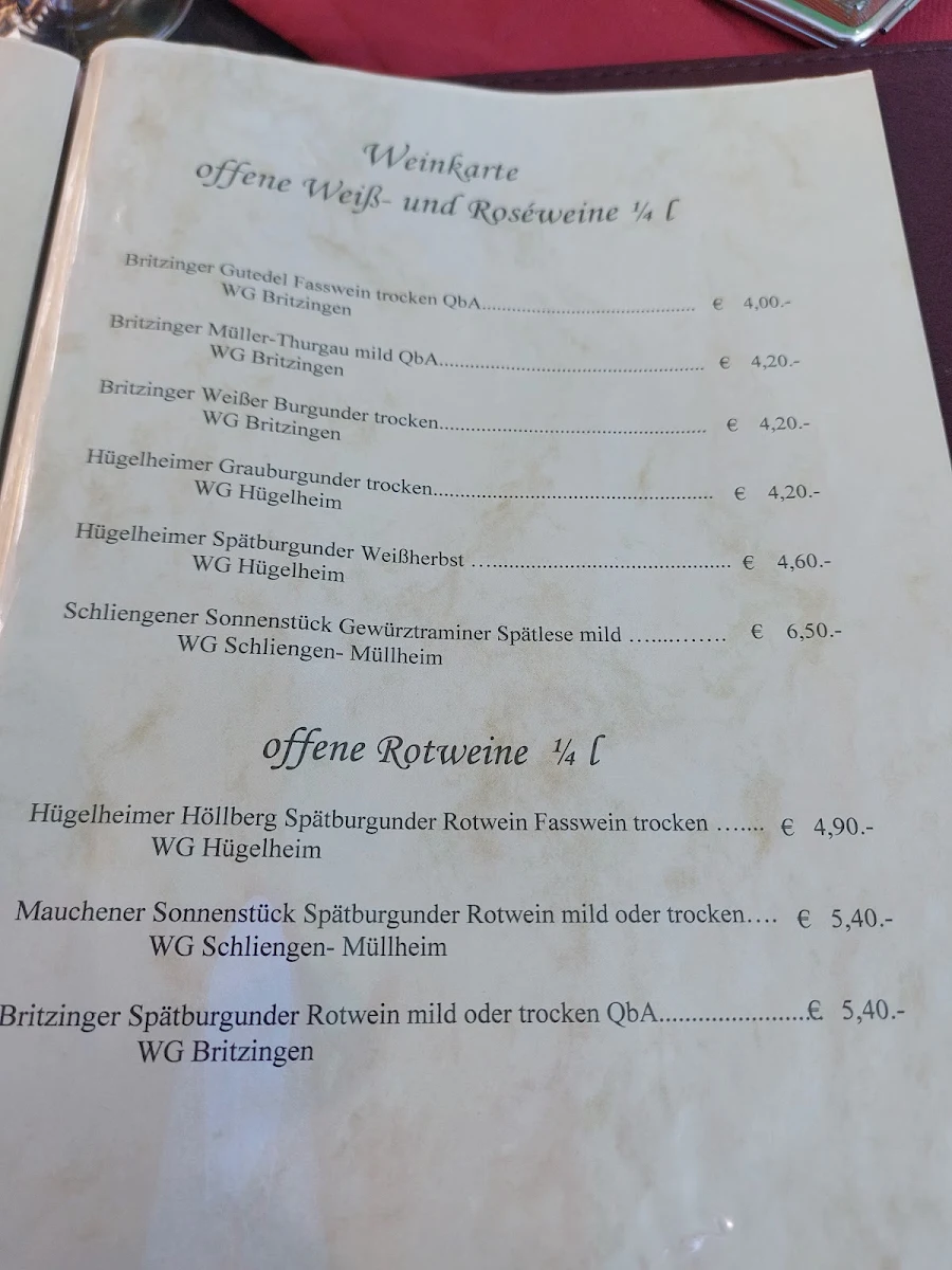 Speisekarte photo 4