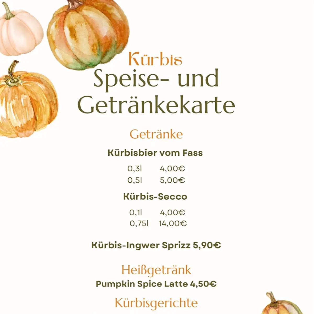 Speisekarte photo 2