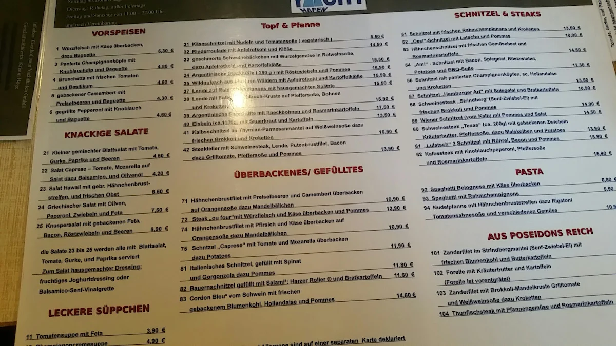 Speisekarte photo 8