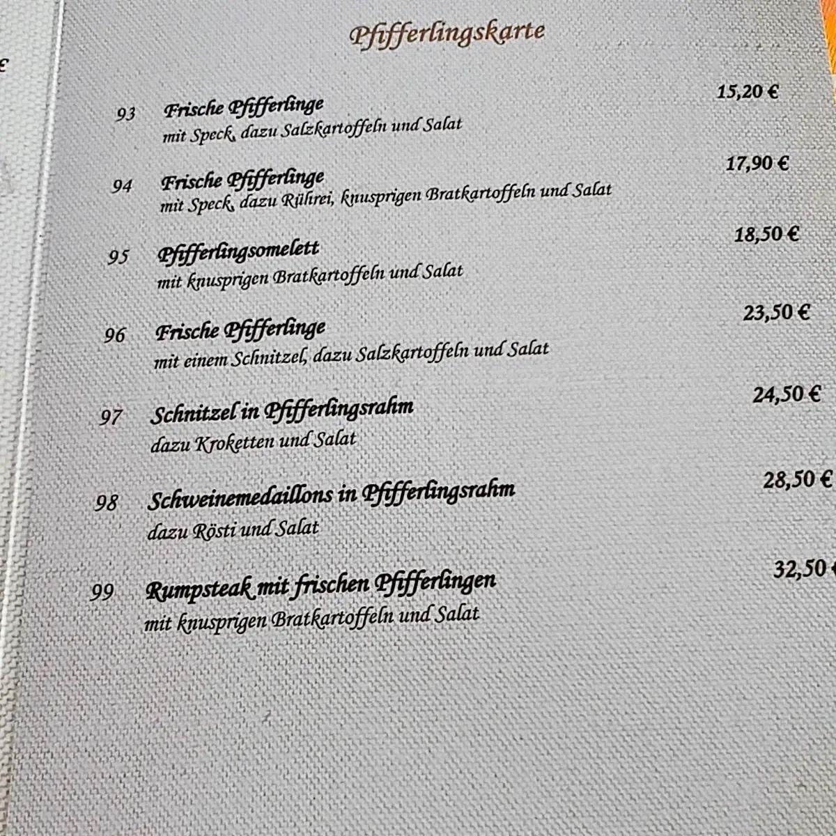 Speisekarte photo 1