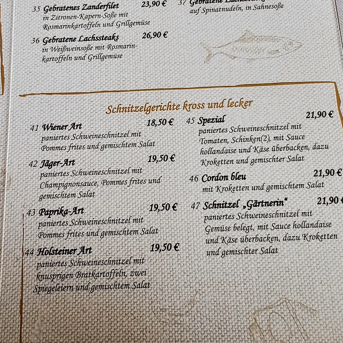 Speisekarte photo 2