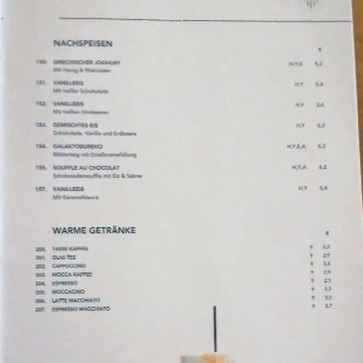 Speisekarte photo 2