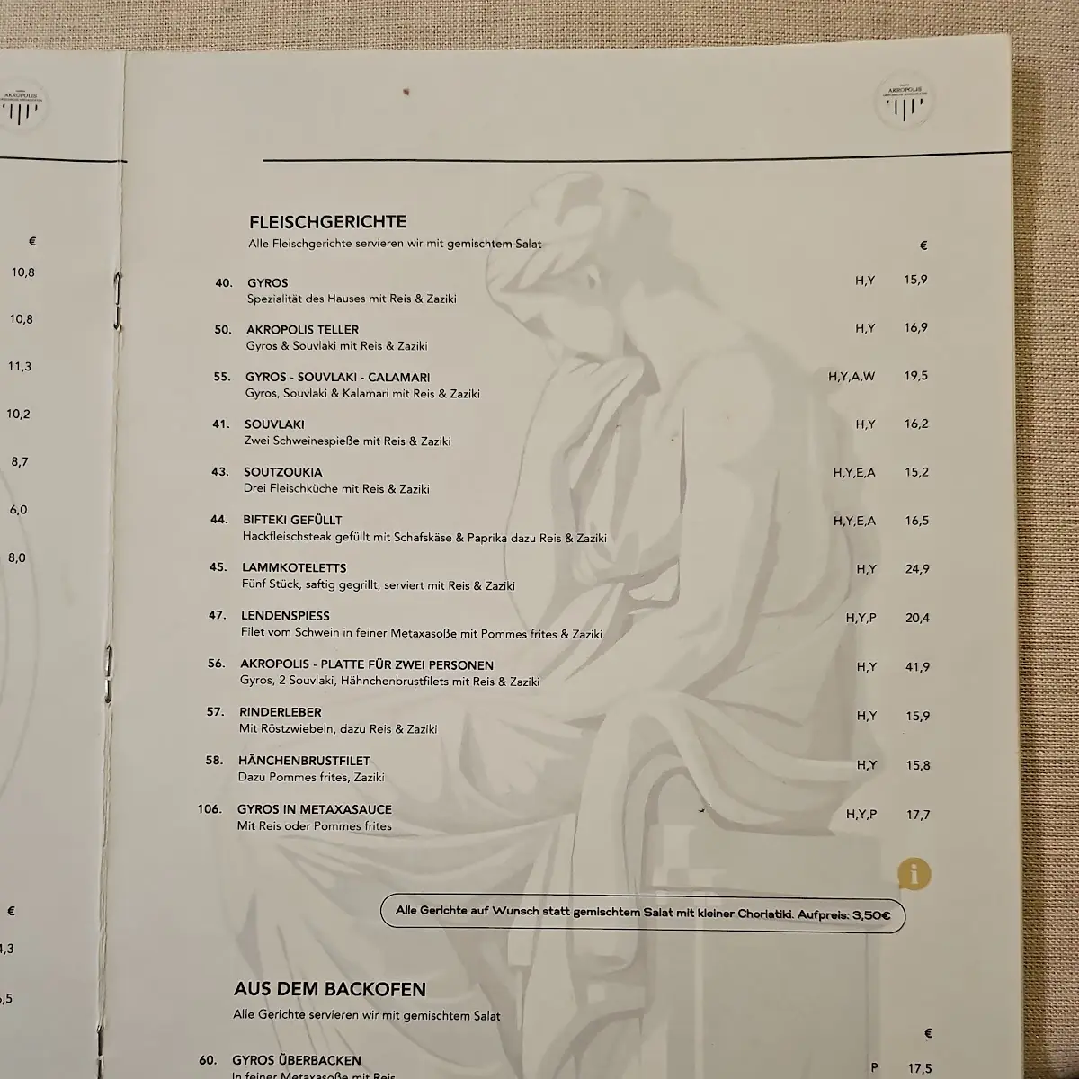 Speisekarte photo 9