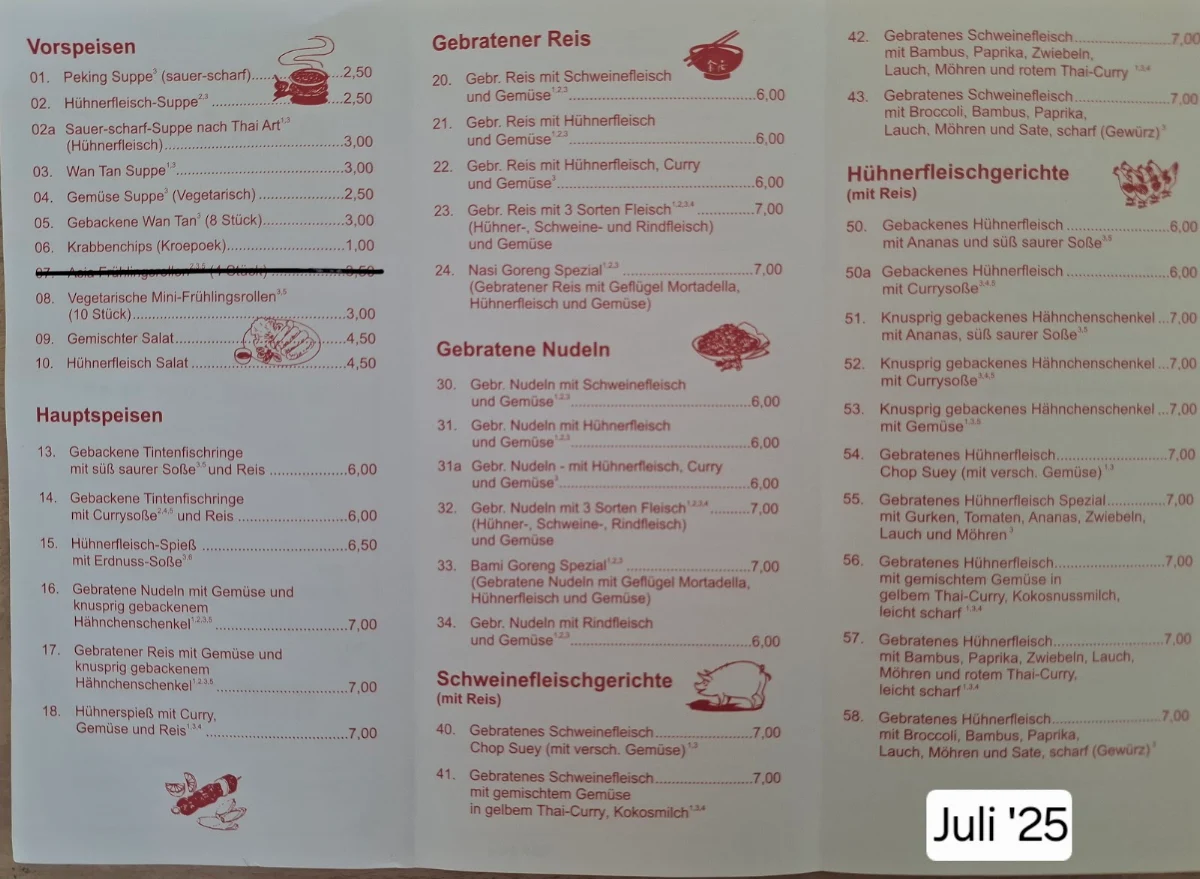 Speisekarte photo 2