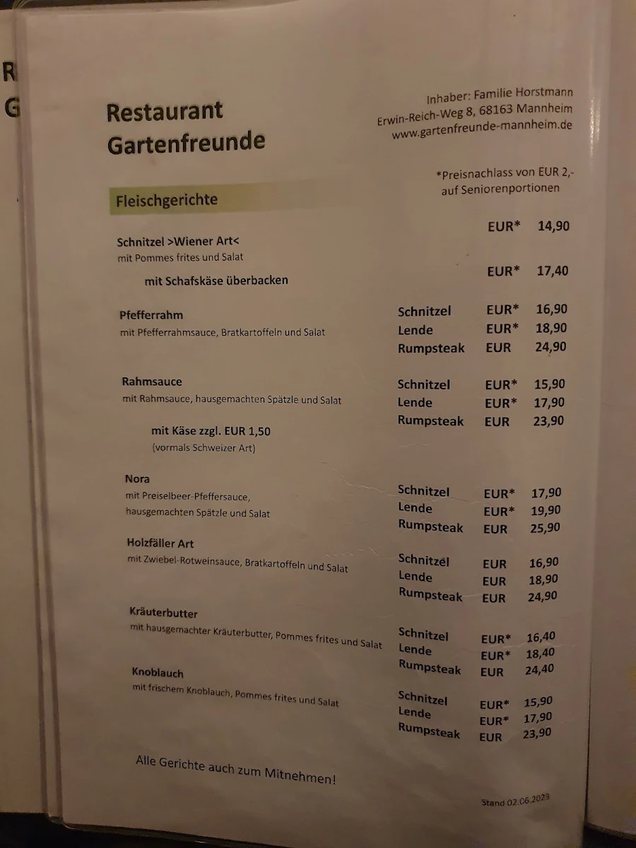 Speisekarte photo 1