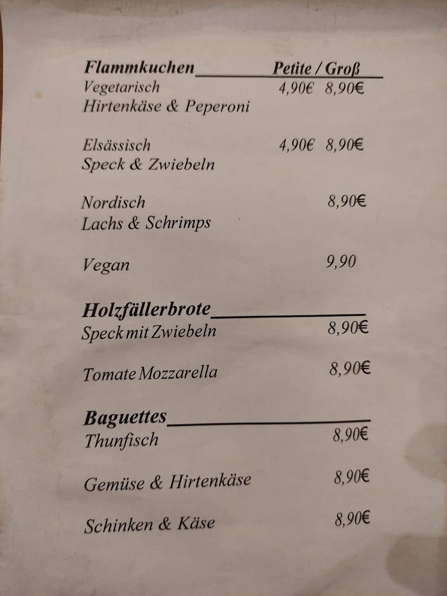 Speisekarte photo 2