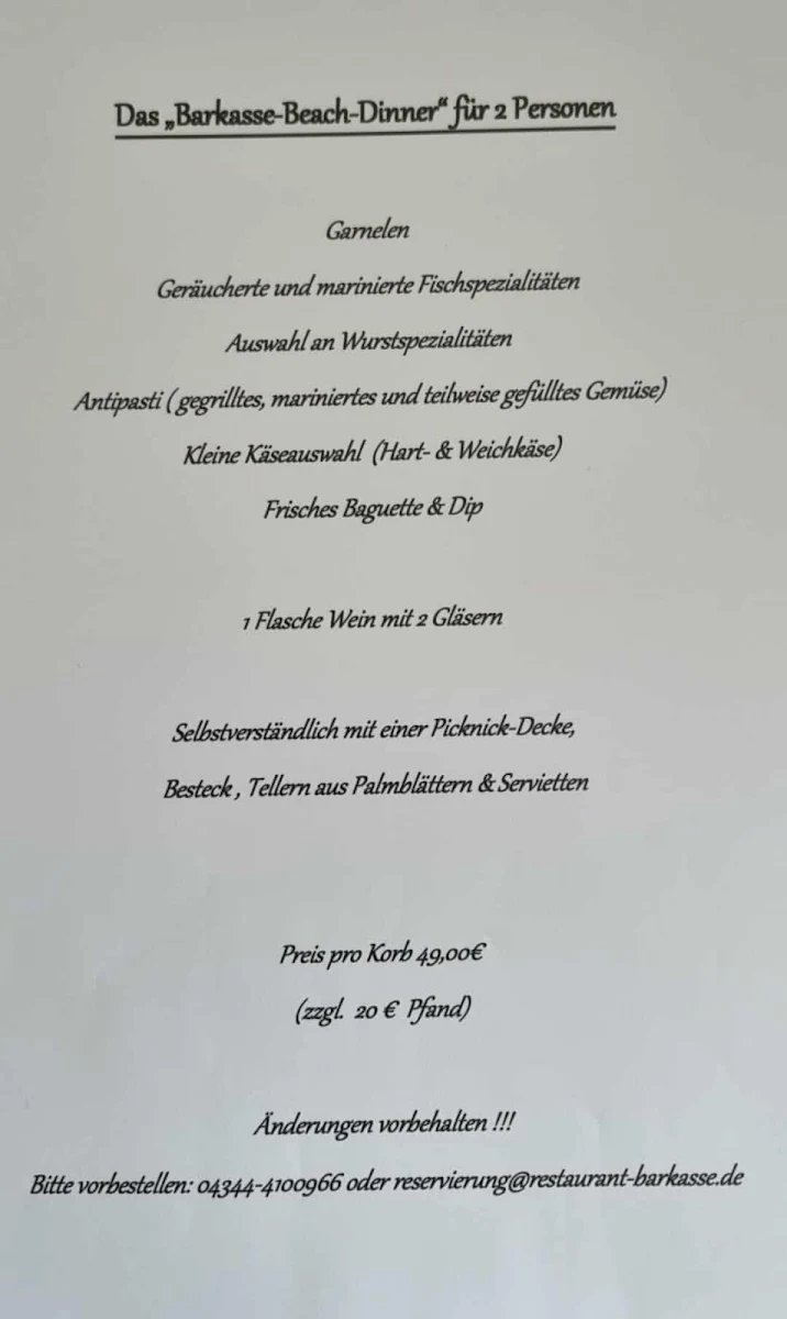 Speisekarte photo 1