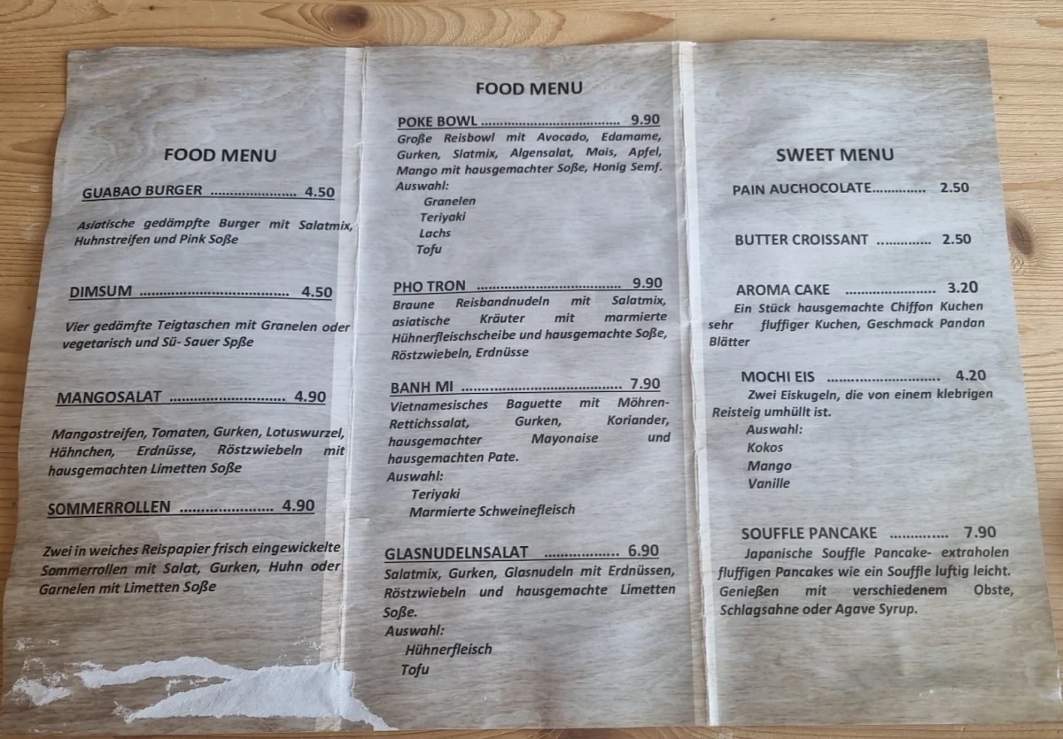 Speisekarte photo 2