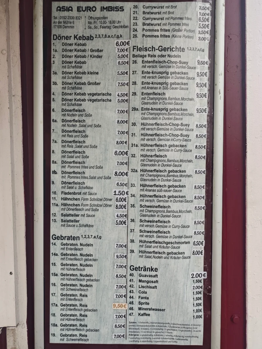 Speisekarte photo 1
