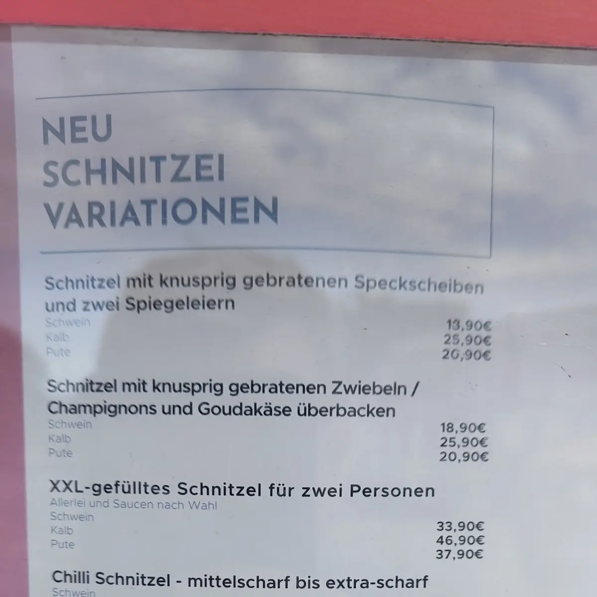 Speisekarte photo 2