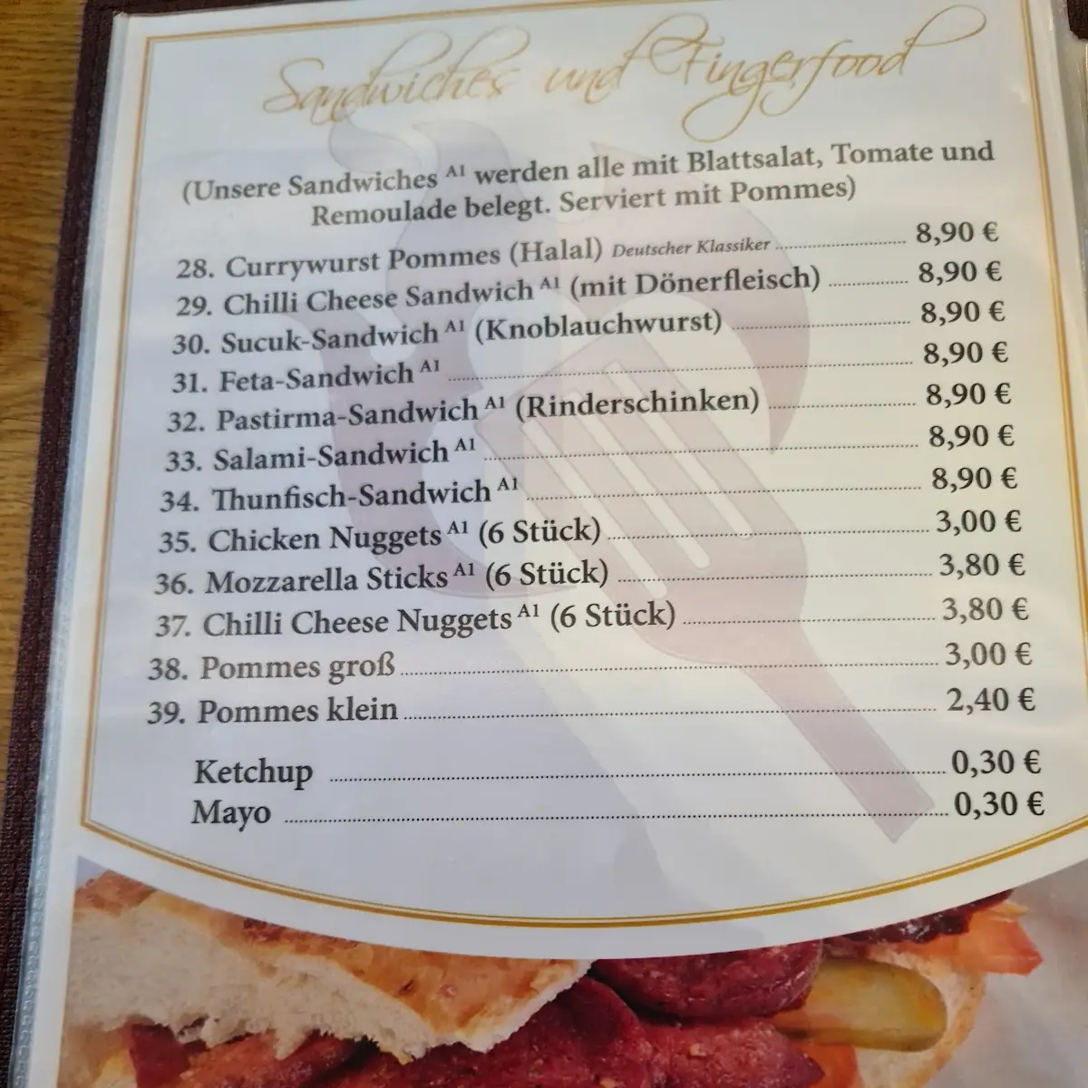 Speisekarte photo 1