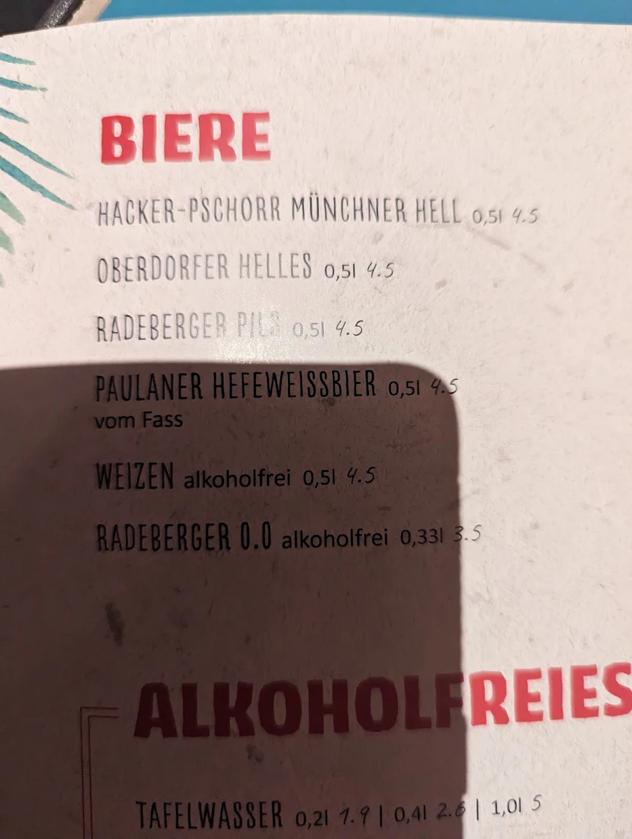 Speisekarte photo 3