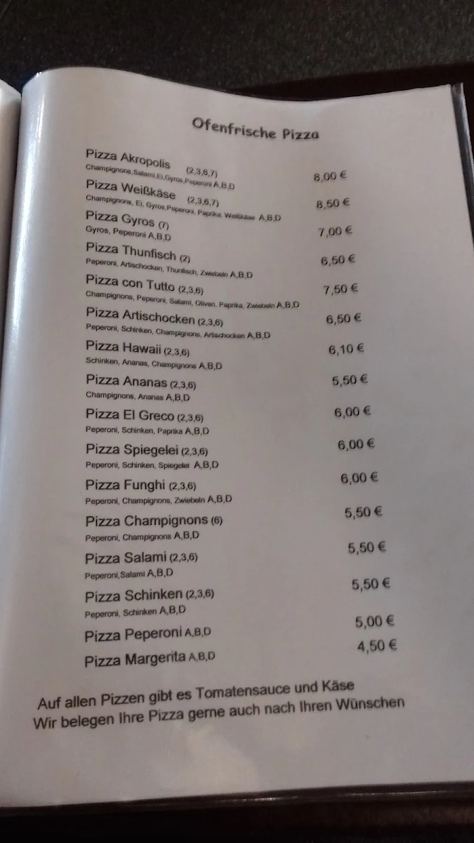 Speisekarte photo 6