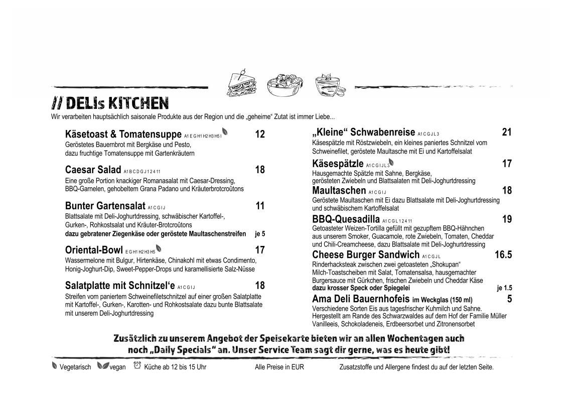 Speisekarte photo 5