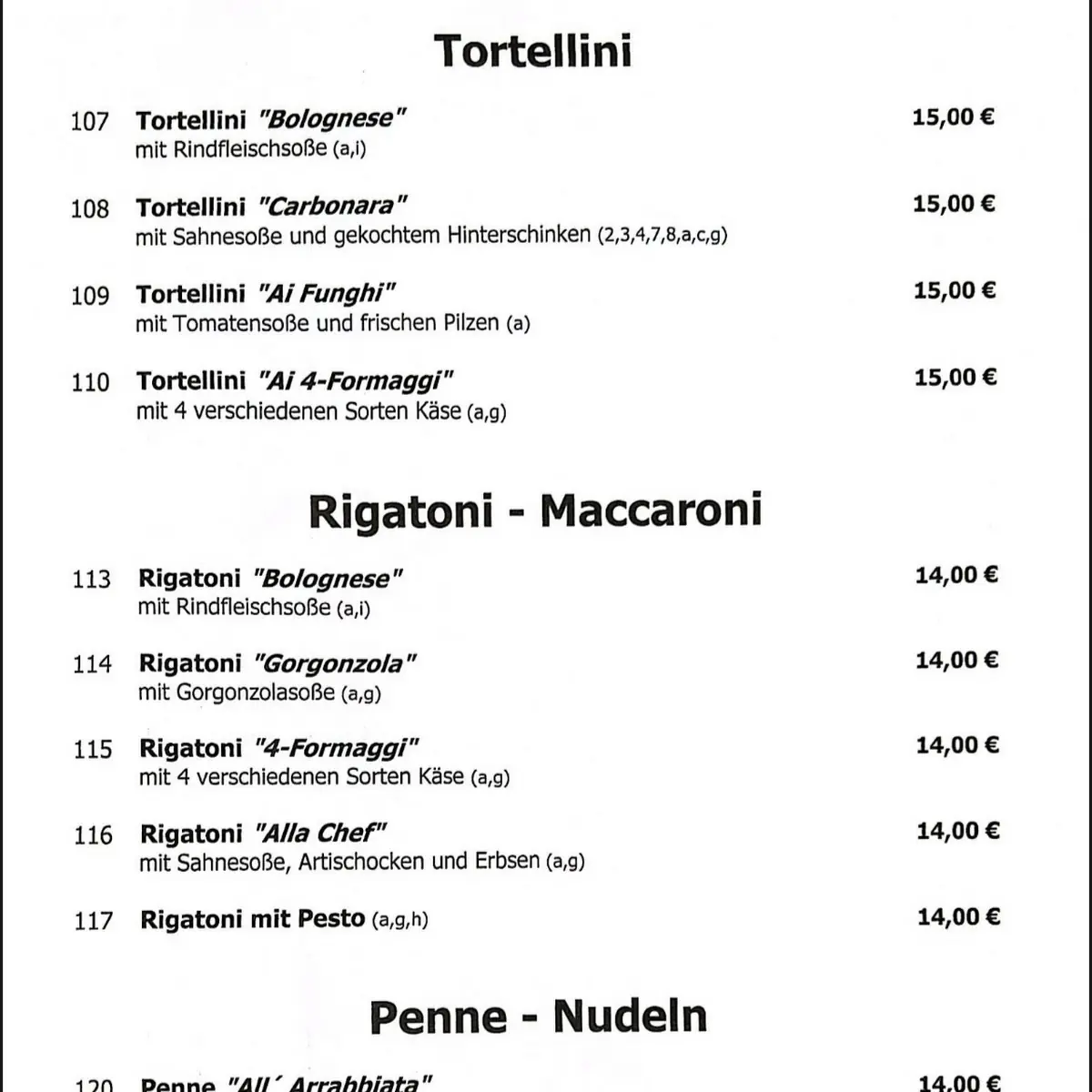 Speisekarte photo 8