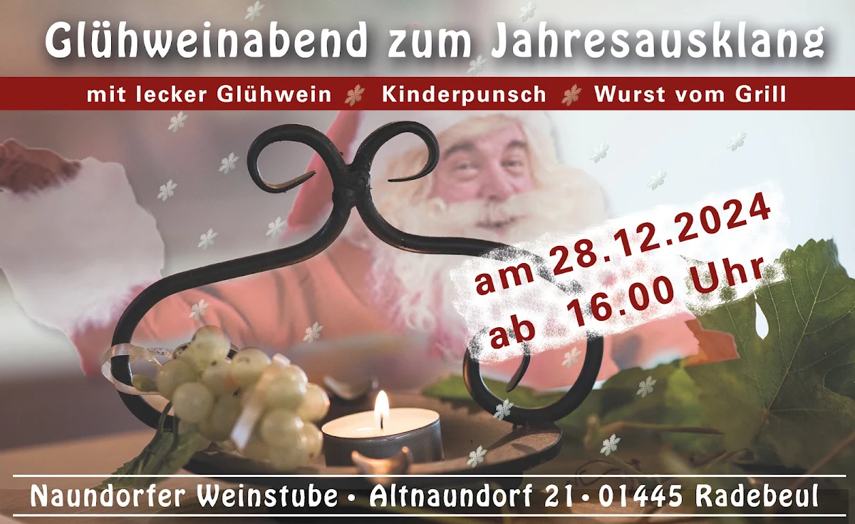 Speisekarte, Naundorfer Weinstube