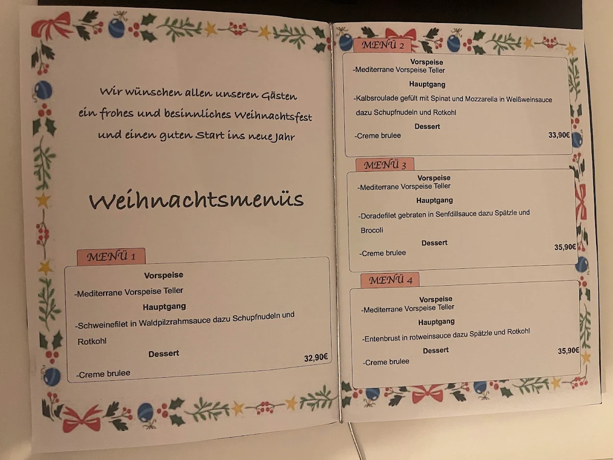 Speisekarte photo 1