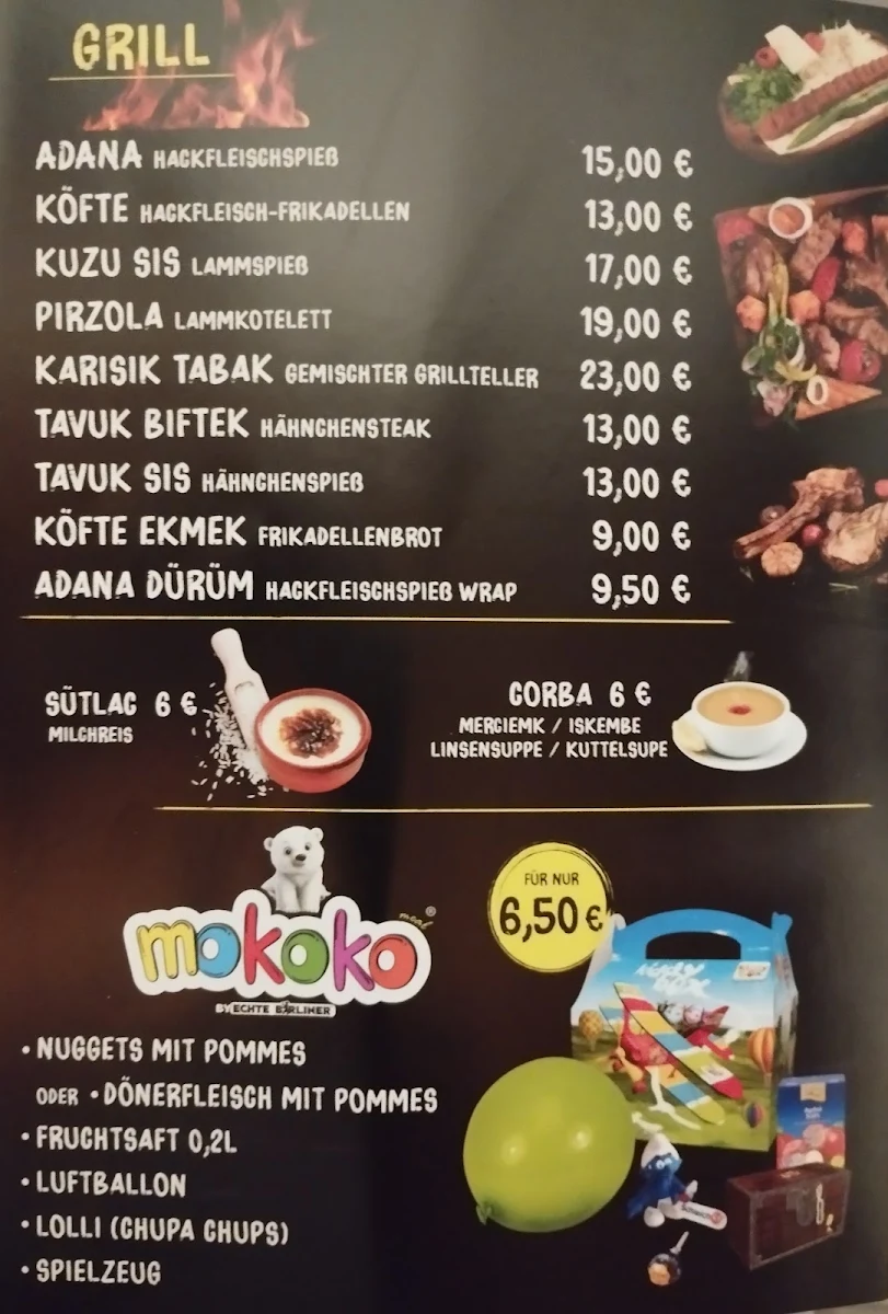 Speisekarte, ECHTE BÄRLINER Gersthofen