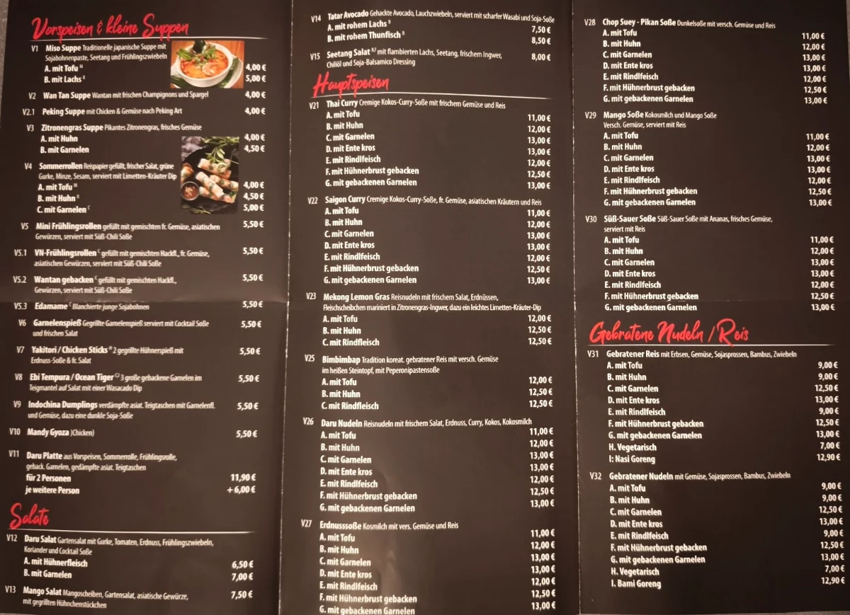 Speisekarte photo 1