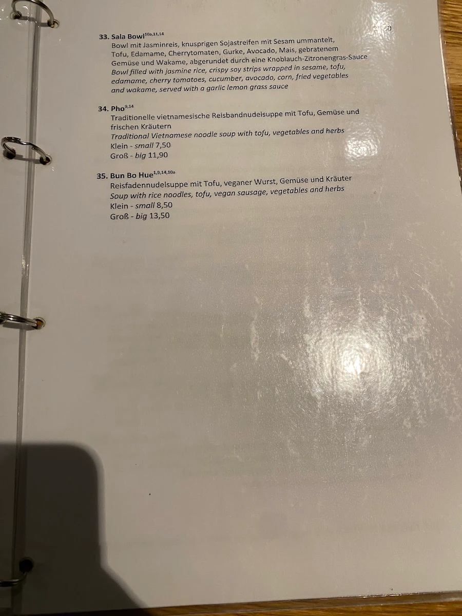 Speisekarte photo 2