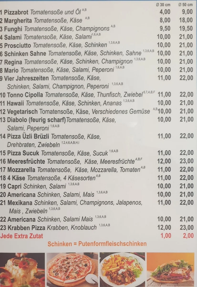 Speisekarte photo 2