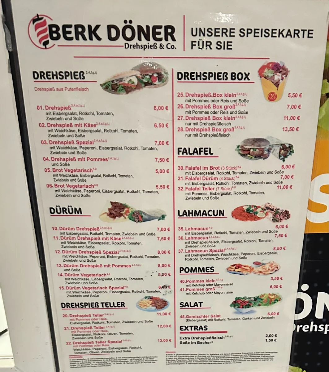Speisekarte photo 1