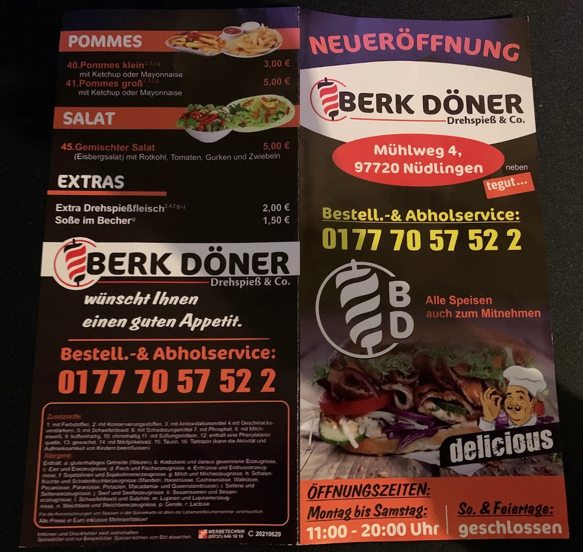 Speisekarte photo 2