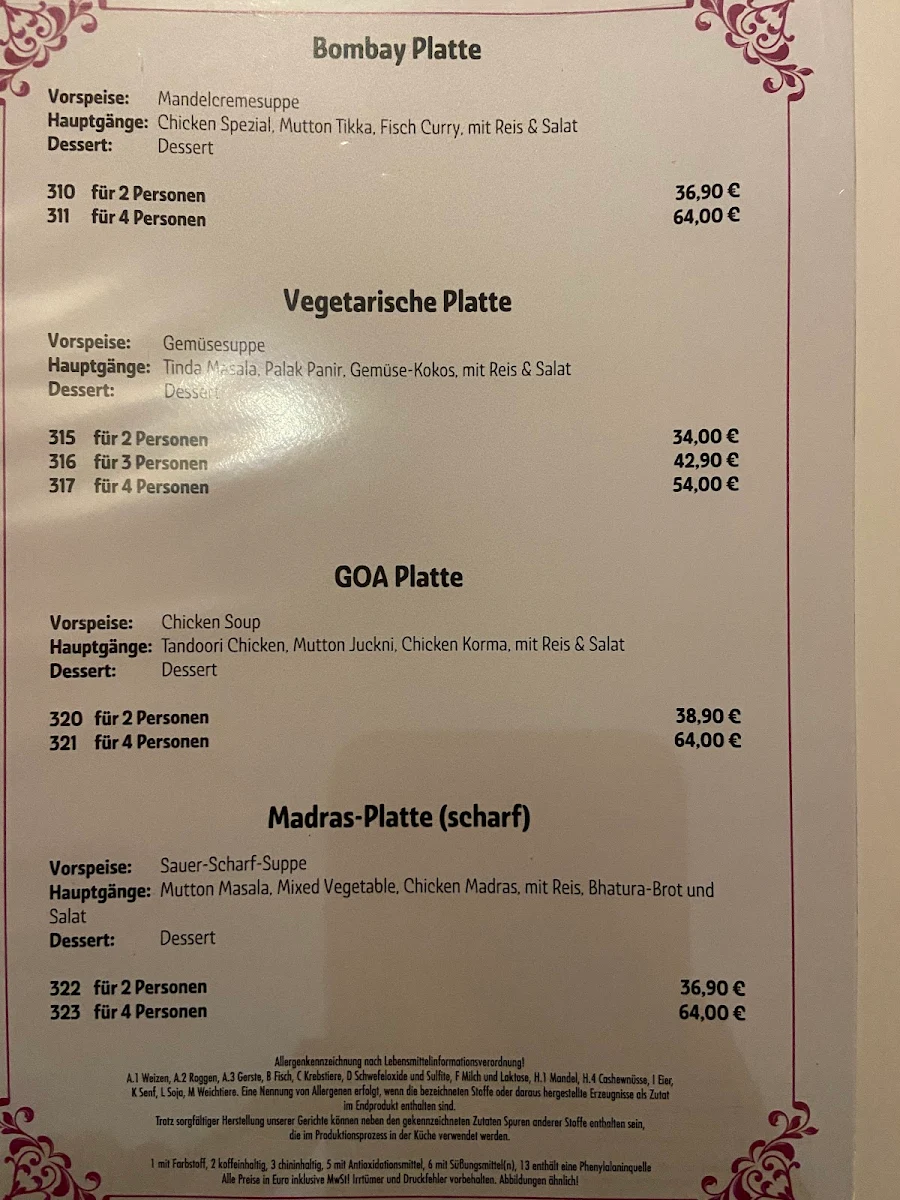Speisekarte photo 5