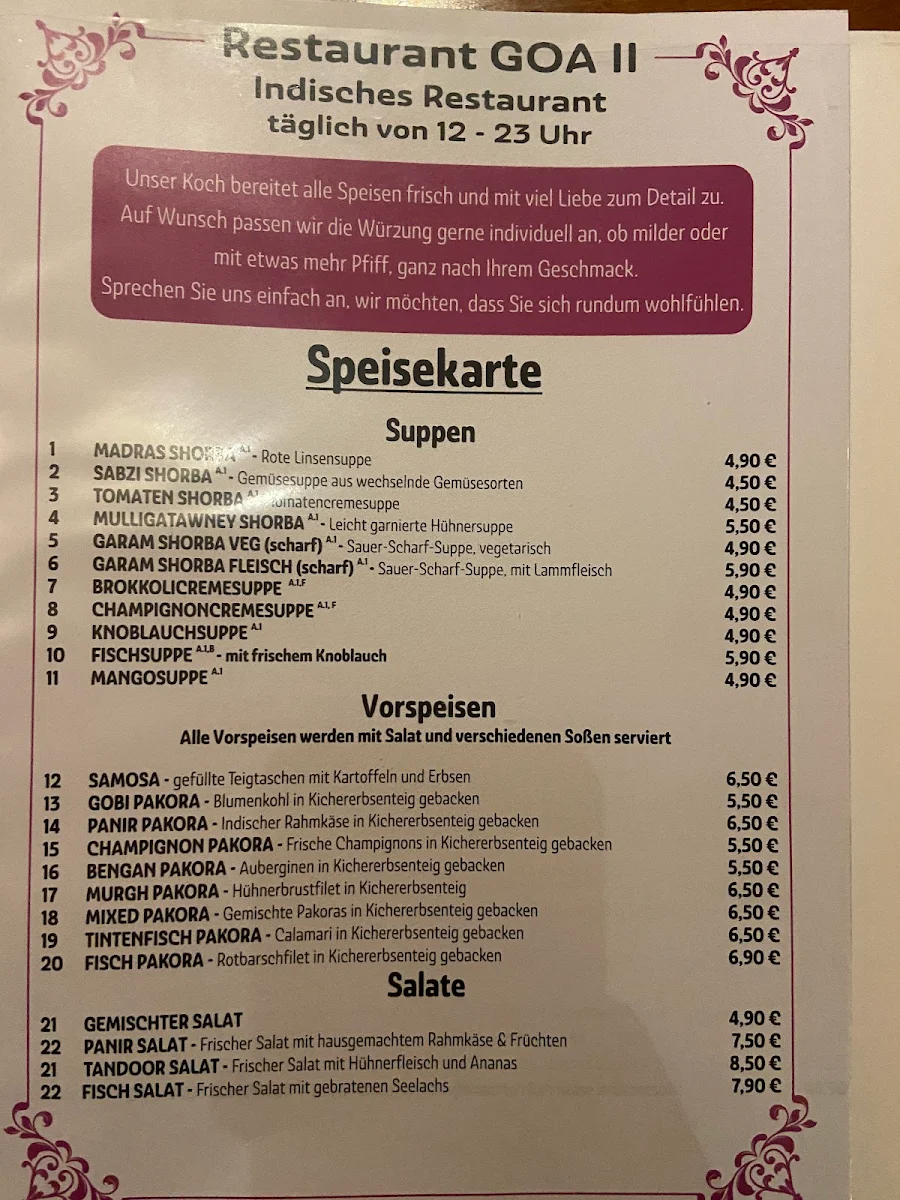 Speisekarte photo 6