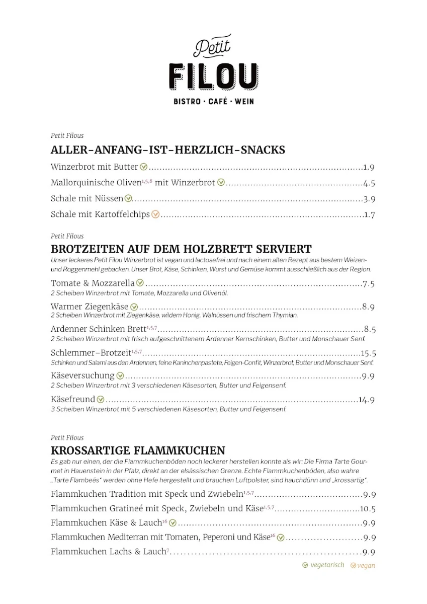 Speisekarte photo 2