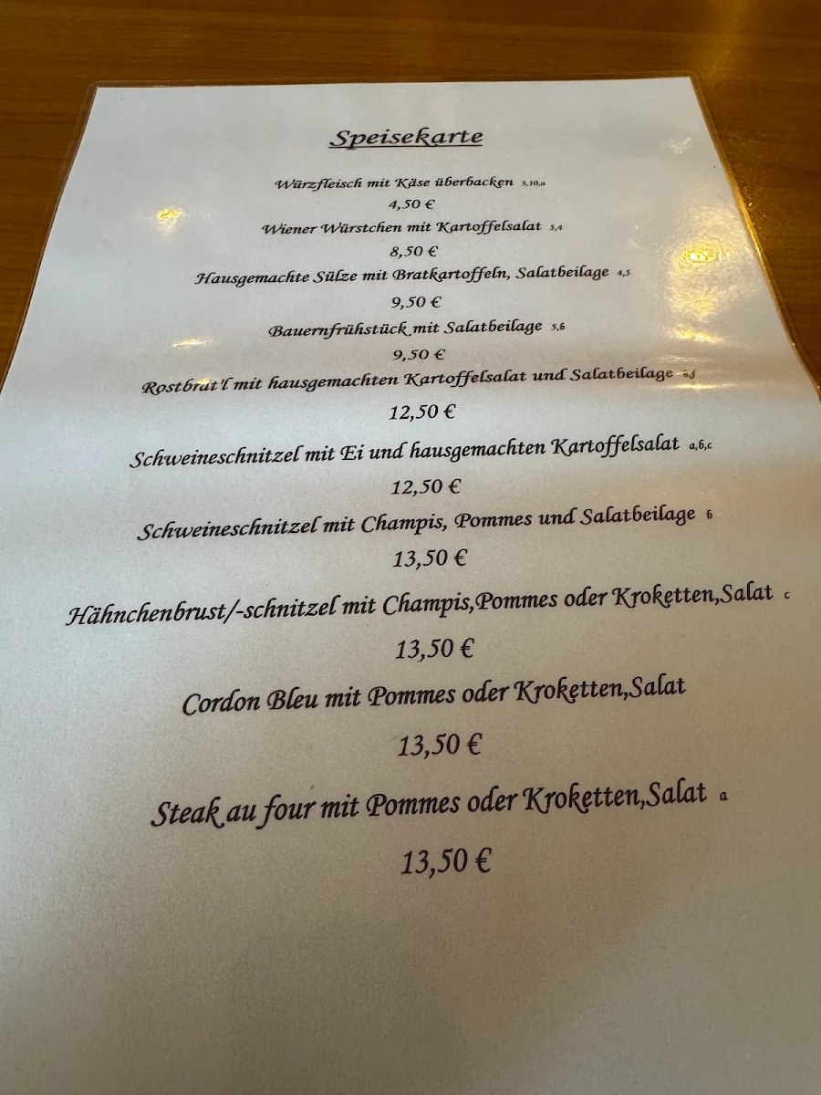 Speisekarte photo 2