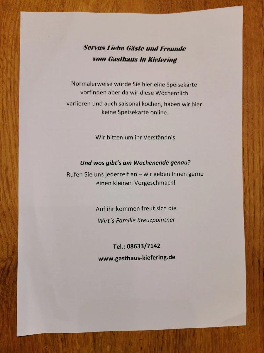 Speisekarte photo 1