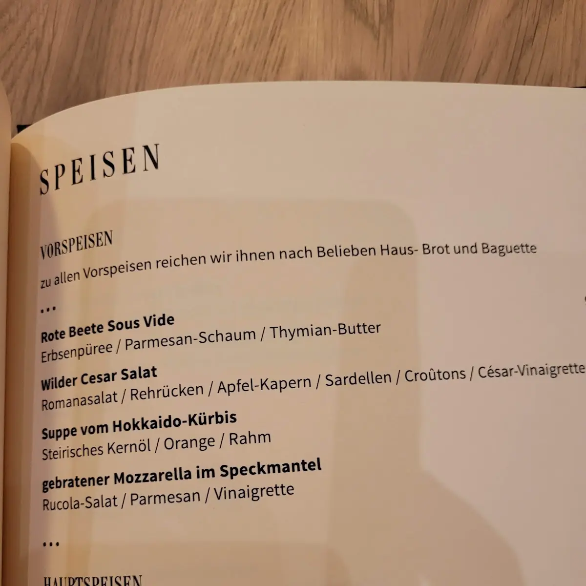 Speisekarte photo 2