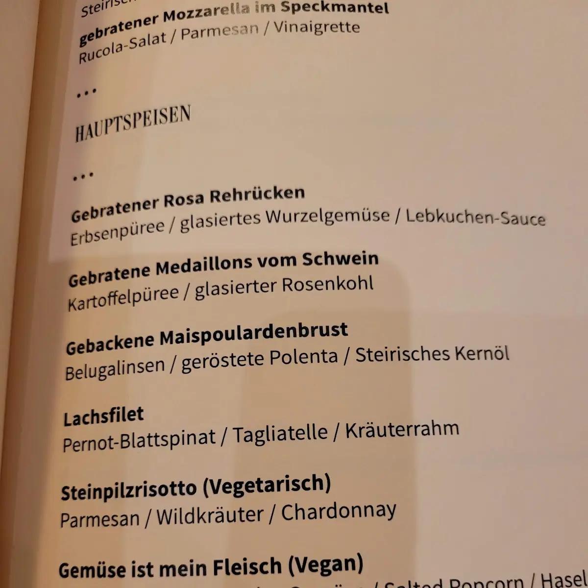 Speisekarte photo 3