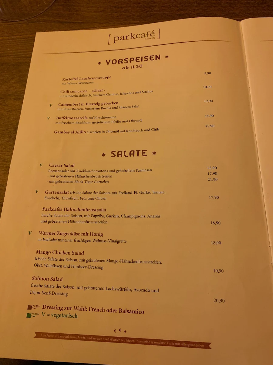 Speisekarte photo 2