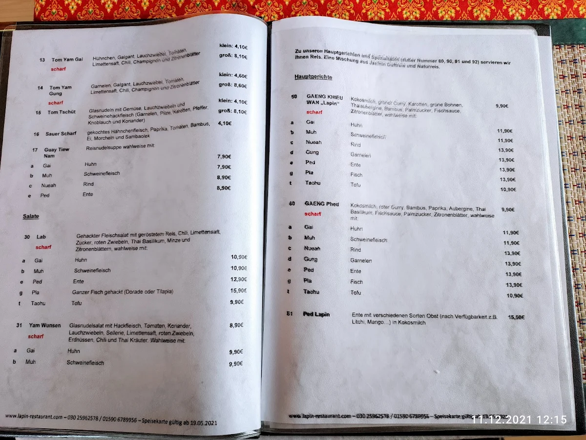 Speisekarte photo 3