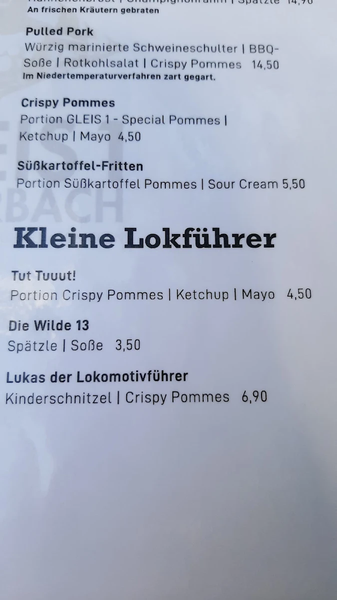 Speisekarte photo 3