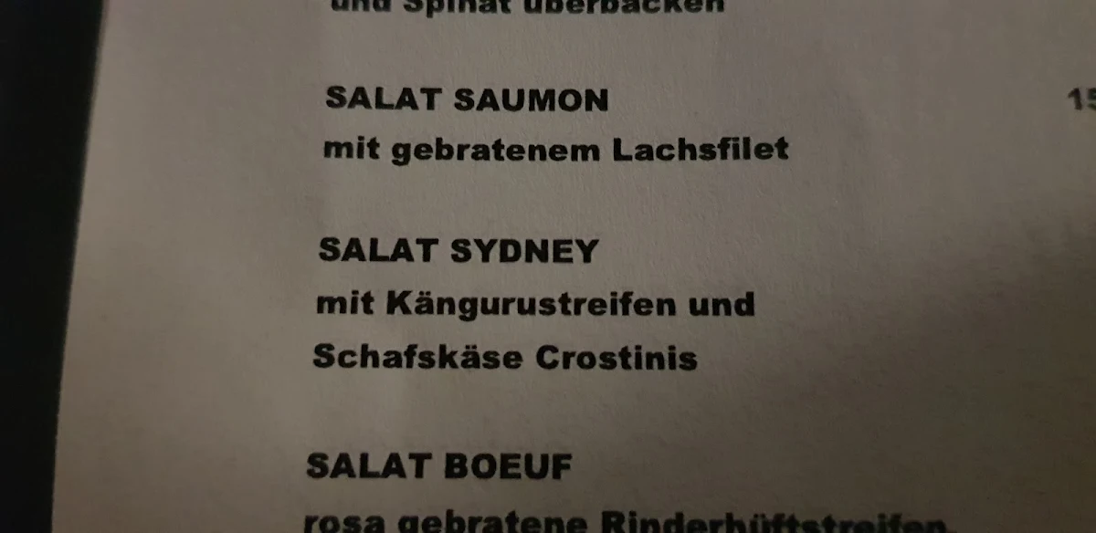 Speisekarte photo 2