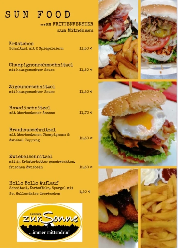 Speisekarte photo 3