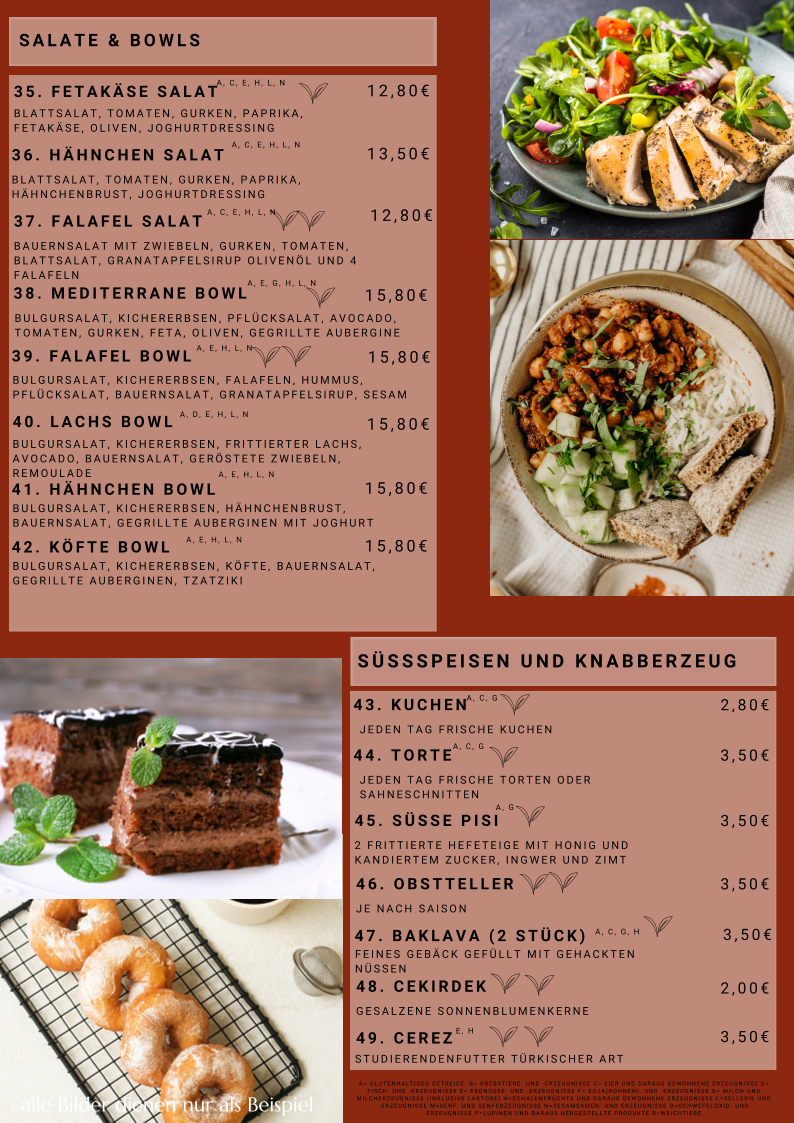 Speisekarte photo 2